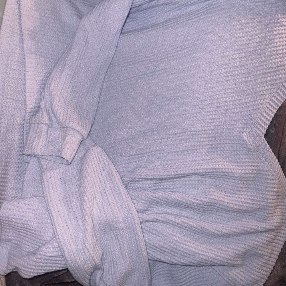girls baby blue Aeropostale sweater